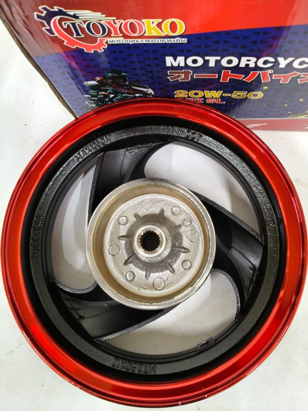 Диск скутер М8 125 2,50*10R задний красный 