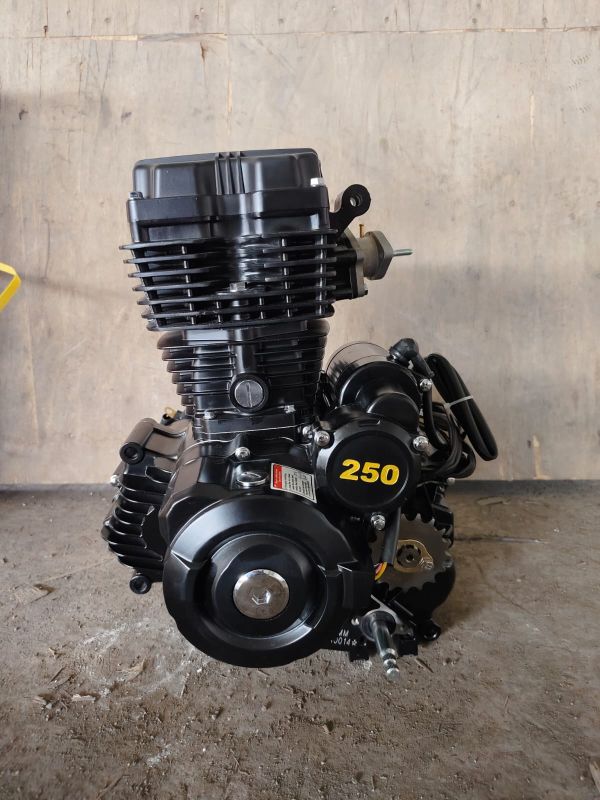 Двигатель  CG/250куб (Чёрный ) 5 ступка jelmaia M17,S8,T18